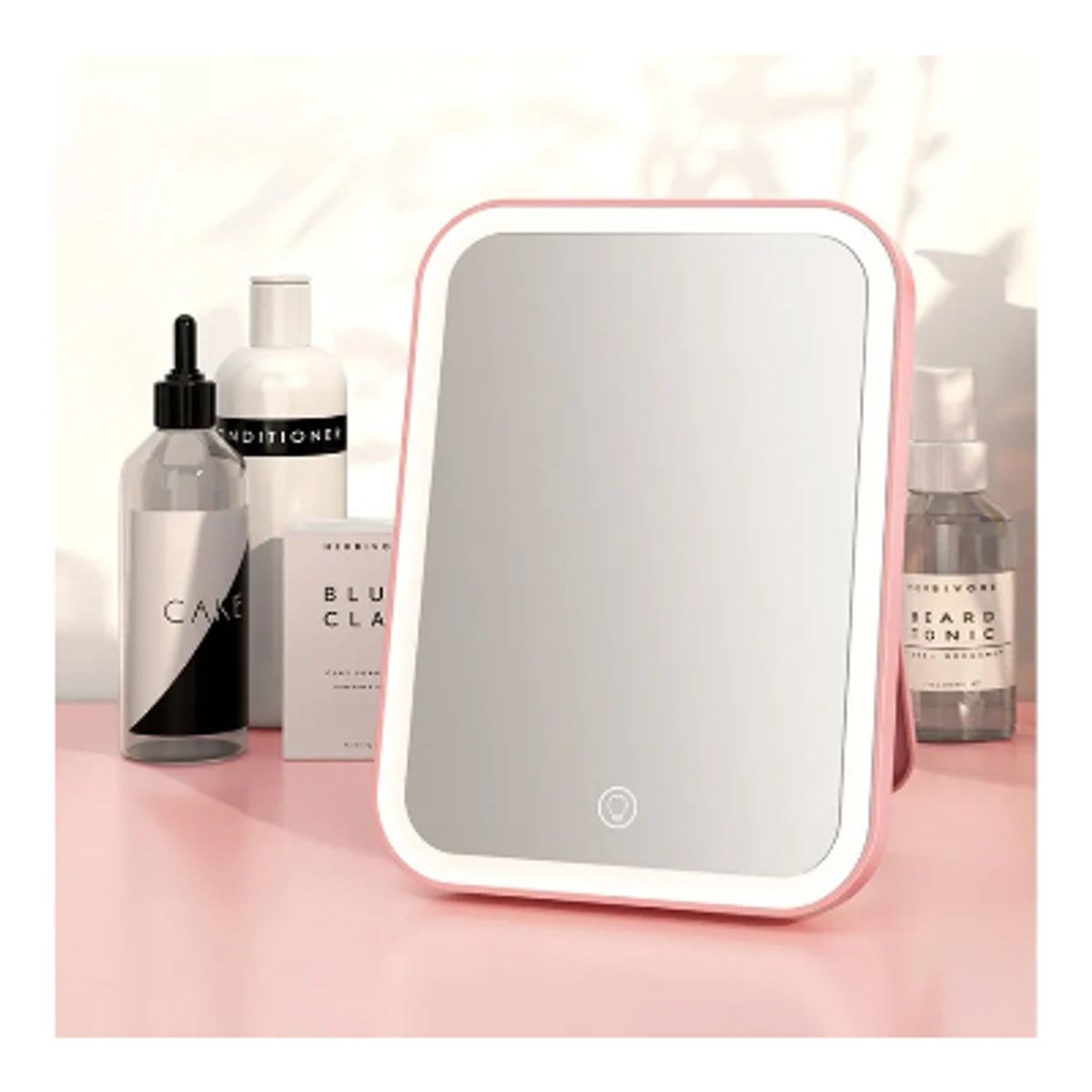 GENERICO - Espejo De Maquillaje Led De 3 Niveles Recargable Usb