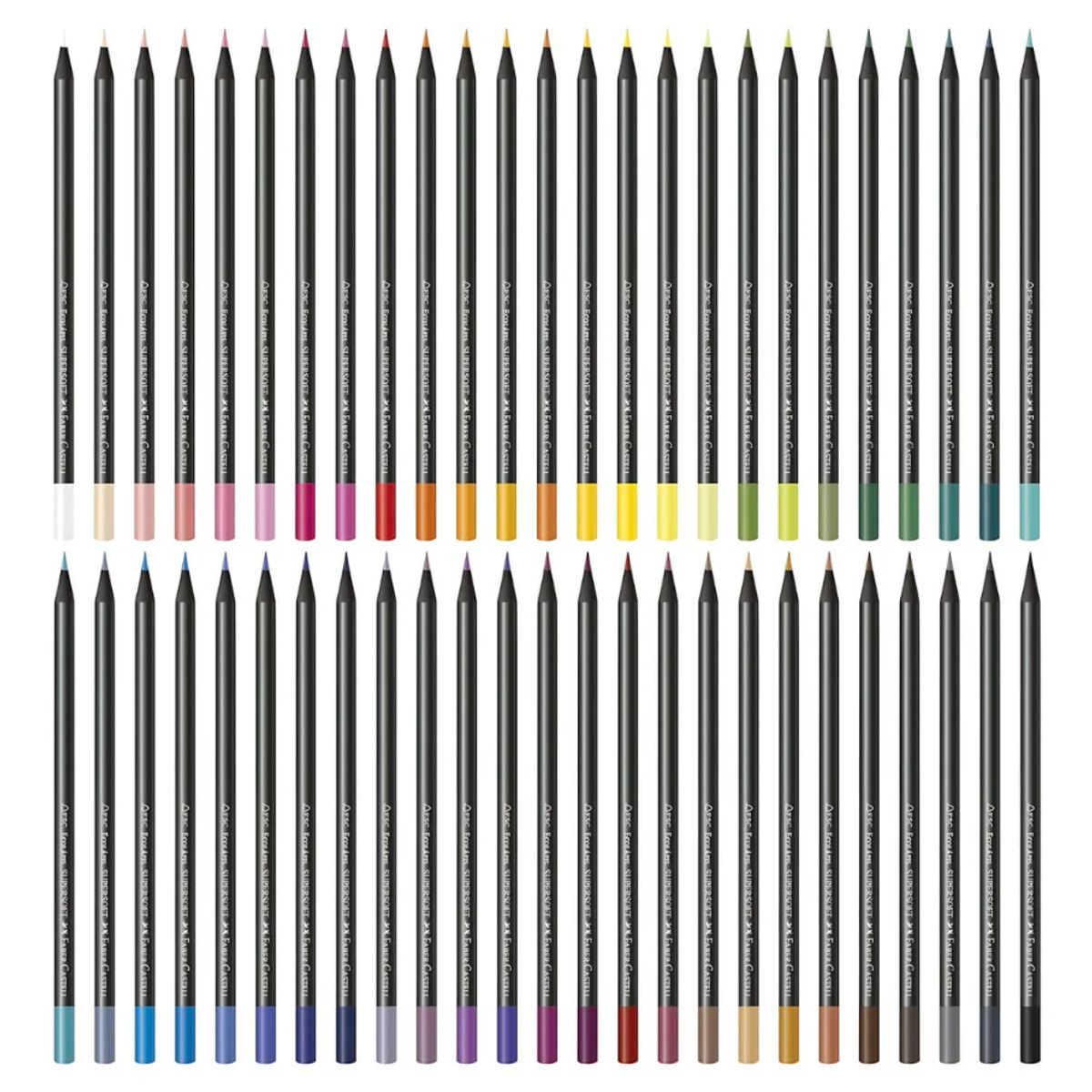 FABER-CASTELL - Lápices de colores Supersoft 50 und FABER CASTELL