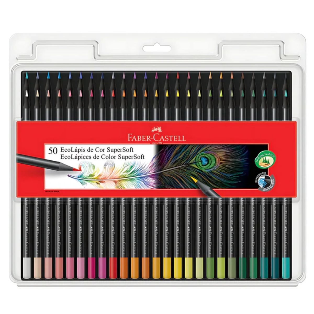 FABER-CASTELL - Lápices de colores Supersoft 50 und FABER CASTELL