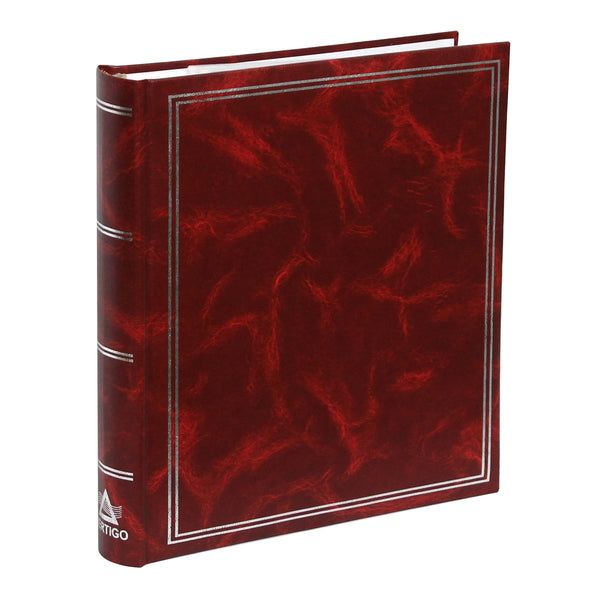 Album clasico liso con memo. para ensobrar 13x18 cm / 200F Burdeos
