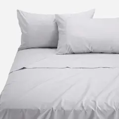 ROSEN - Sábana 144 Hilos Lisa Plata King