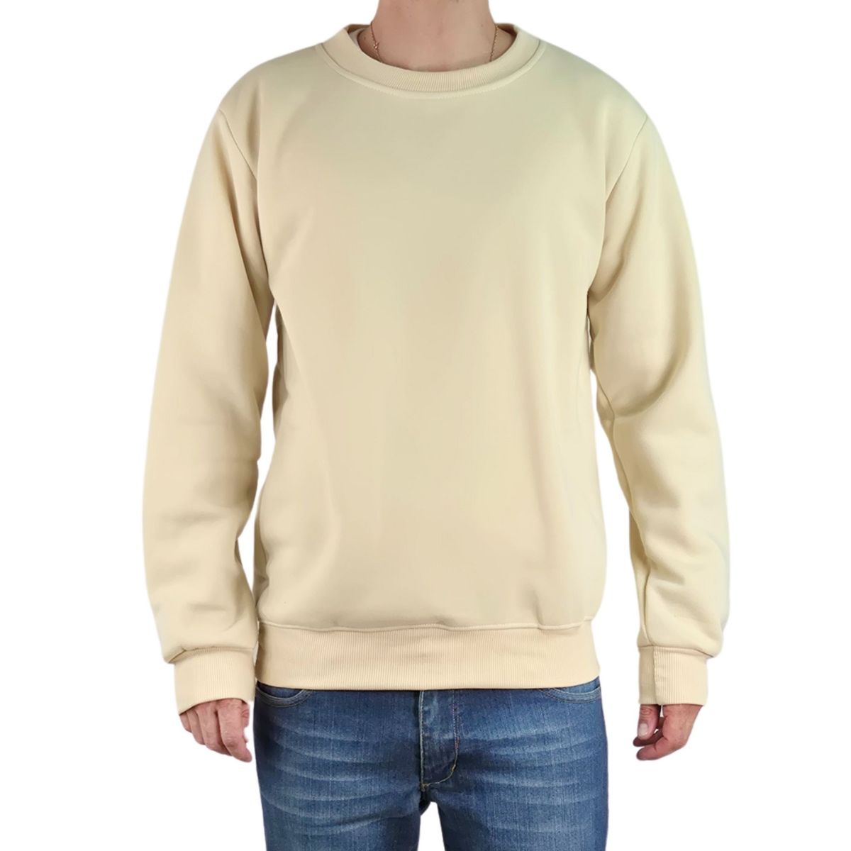 LIKE SHOP - Poleron Unisex Cuello Polo Invierno Forro Polar Colores Z106