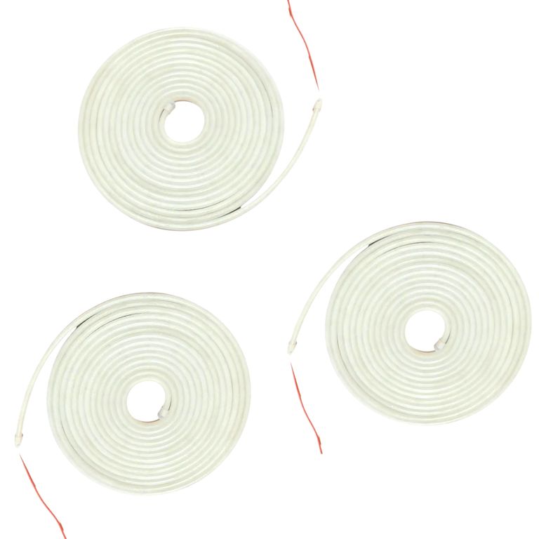 3 Cintas Led Neon 12V 5mt Luz Calida