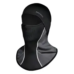 ROCKBROS - Balaclava Frio Viento Micropolar Negra Moto Negro