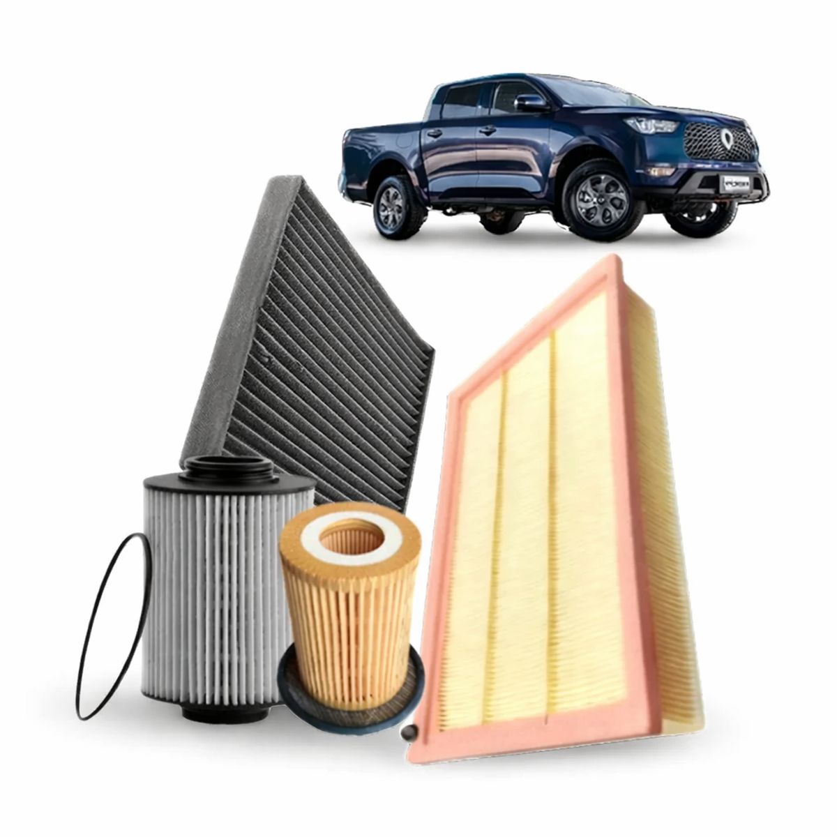 OEM - Kit Filtros Mantención Great Wall Poer 2.0 Diesel 2021-2026