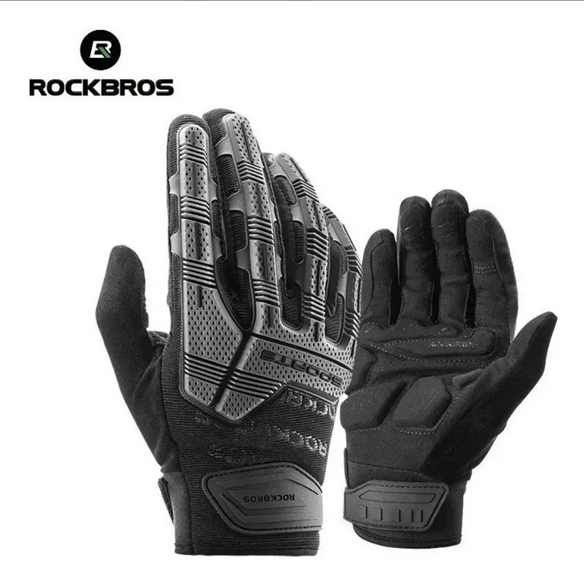 ROCKBROS - Guantes De Ciclismo Con Protección Rockbros Enduro Moto