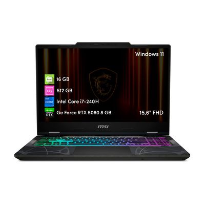 Msi Notebook Gamer Cyborg 15 Ultra Core 7 240H 16Gb 512Gb