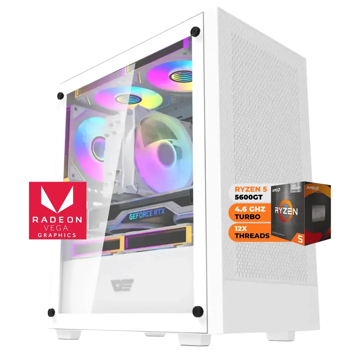OEM - PC Gamer Dreamfyre 5 Ryzen 5600GT 1TB M2 RAM 16GB WIFI
