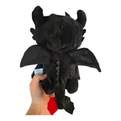 GENERICO - Peluche Furia Nocturna Chimuelo Negro 40cm