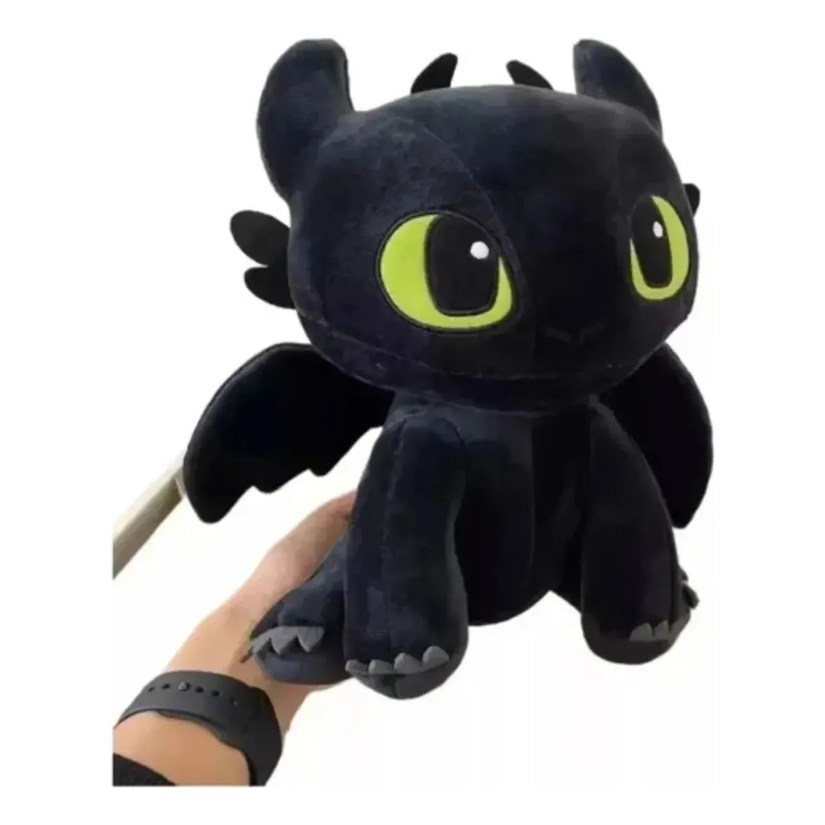 GENERICO - Peluche Furia Nocturna Chimuelo Negro 40cm