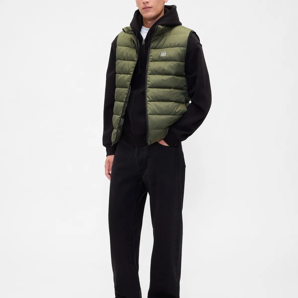 GAP - Chaqueta Hombre Gap Vest Verde