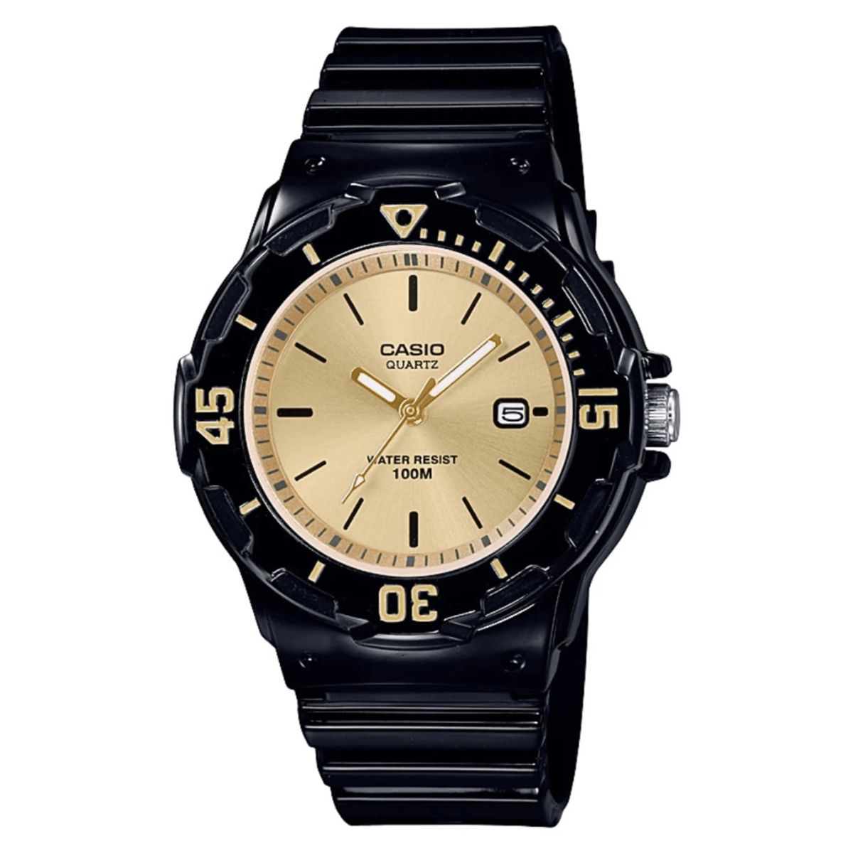 CASIO - RELOJ CASIO LRW-200H-9EVDF NEGRO DORADO