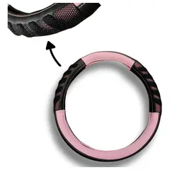 GENERICO - Funda Cubre Volante Para Mujer Eco Cuero Goma Antideslizante