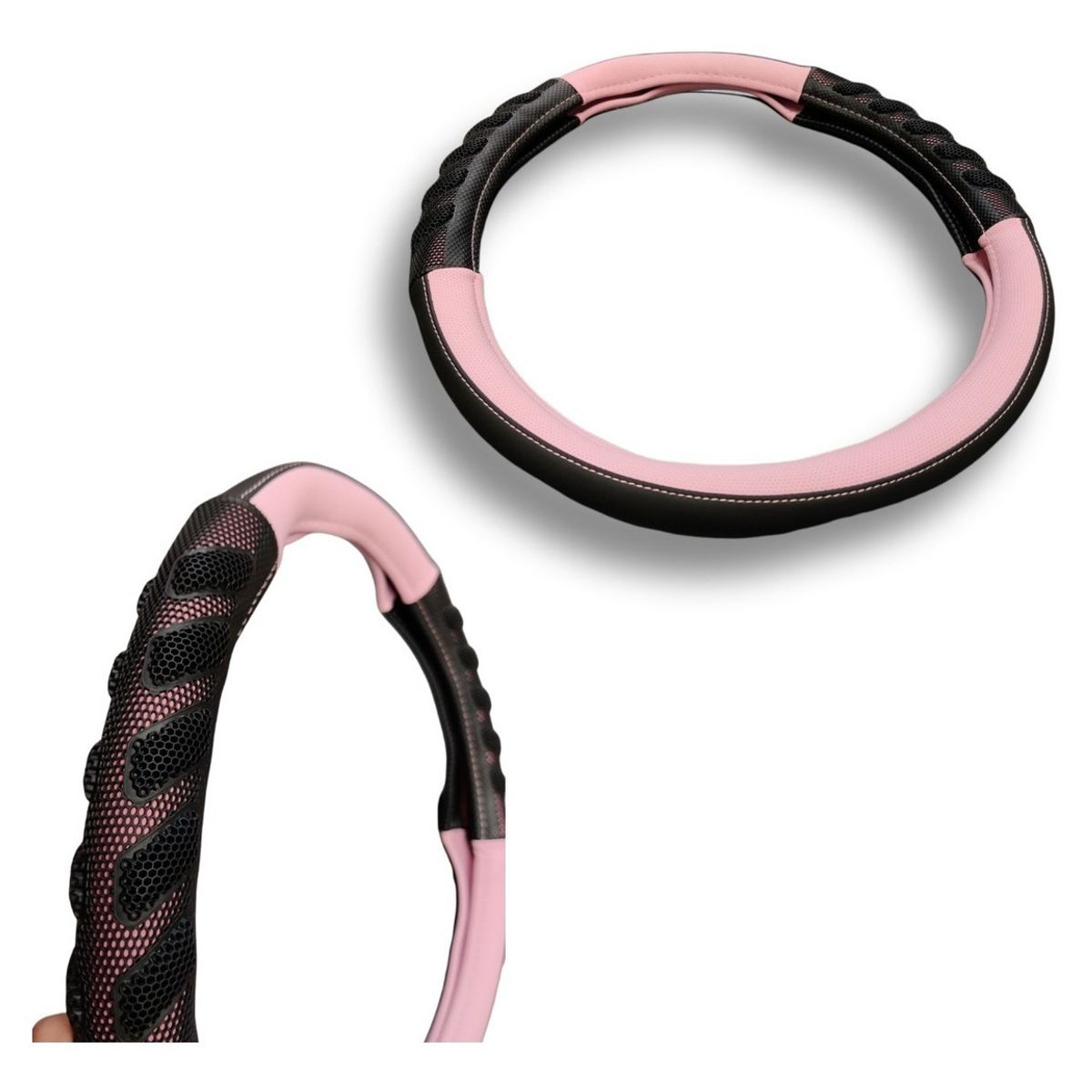 GENERICO - Funda Cubre Volante Para Mujer Eco Cuero Goma Antideslizante