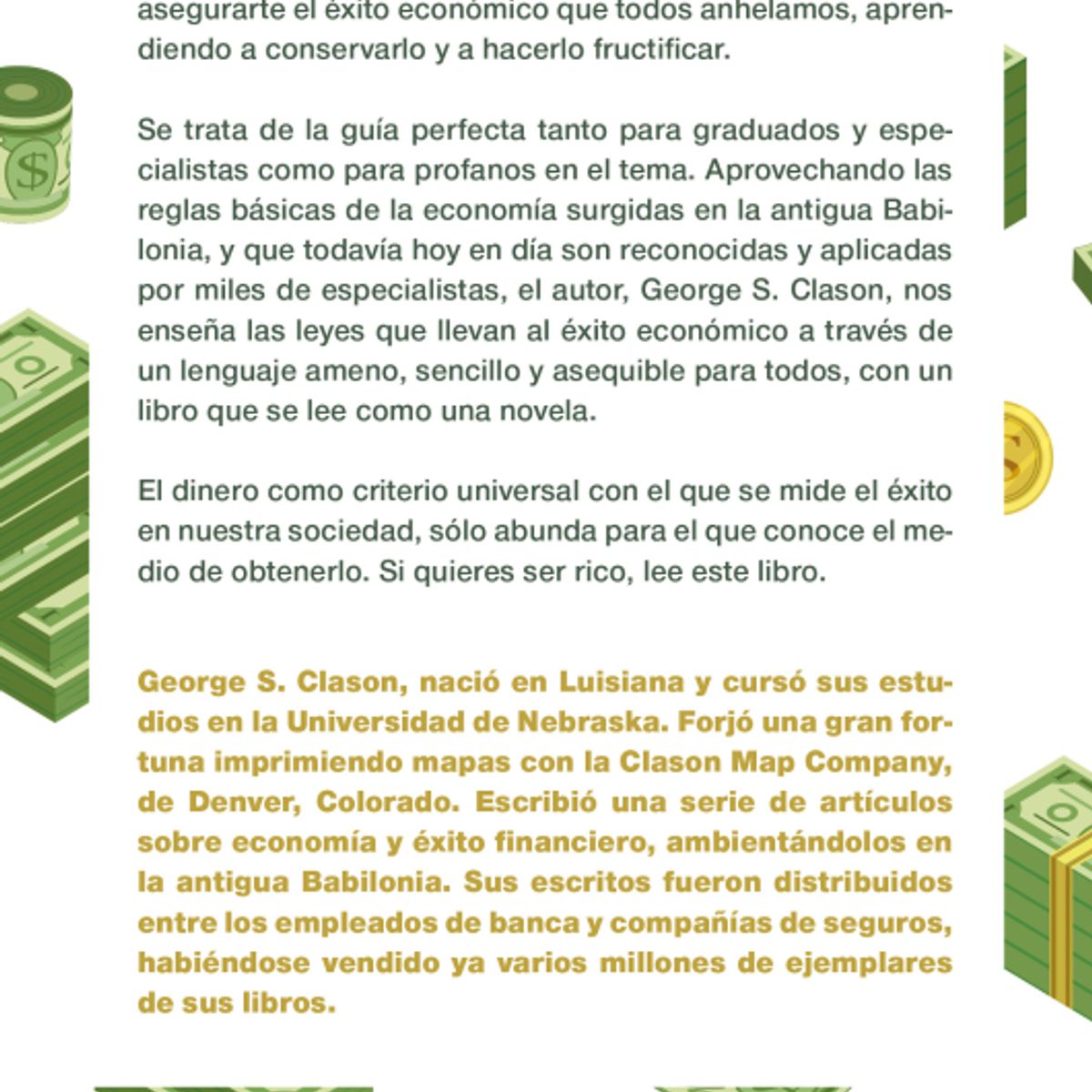 EDICIONES OBELISCO - El hombre más rico de Babilonia. Bolsillo
