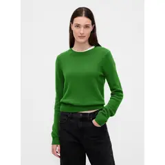 GAP - Sweater Mujer Cashsoft Verde