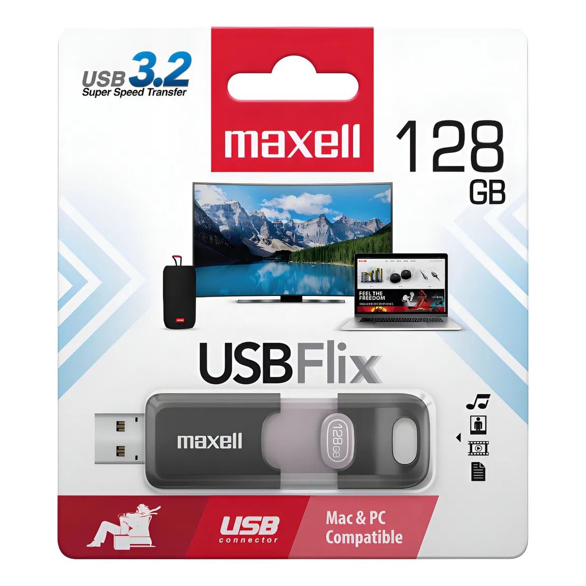 GENERICO - Unidad Flash USB 32 128GB Compatible Mac y PC