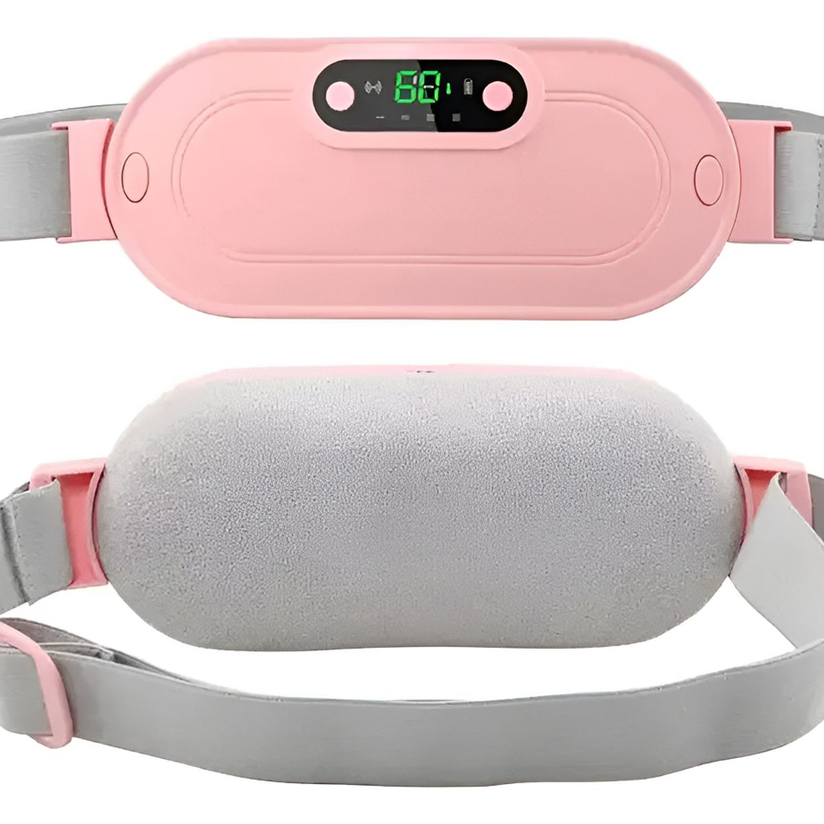 TASBEL - Cinturon Menstrual Electrico Con Calor Y Masaje Recargable Portatil Alivio Colico Regalo Mujer