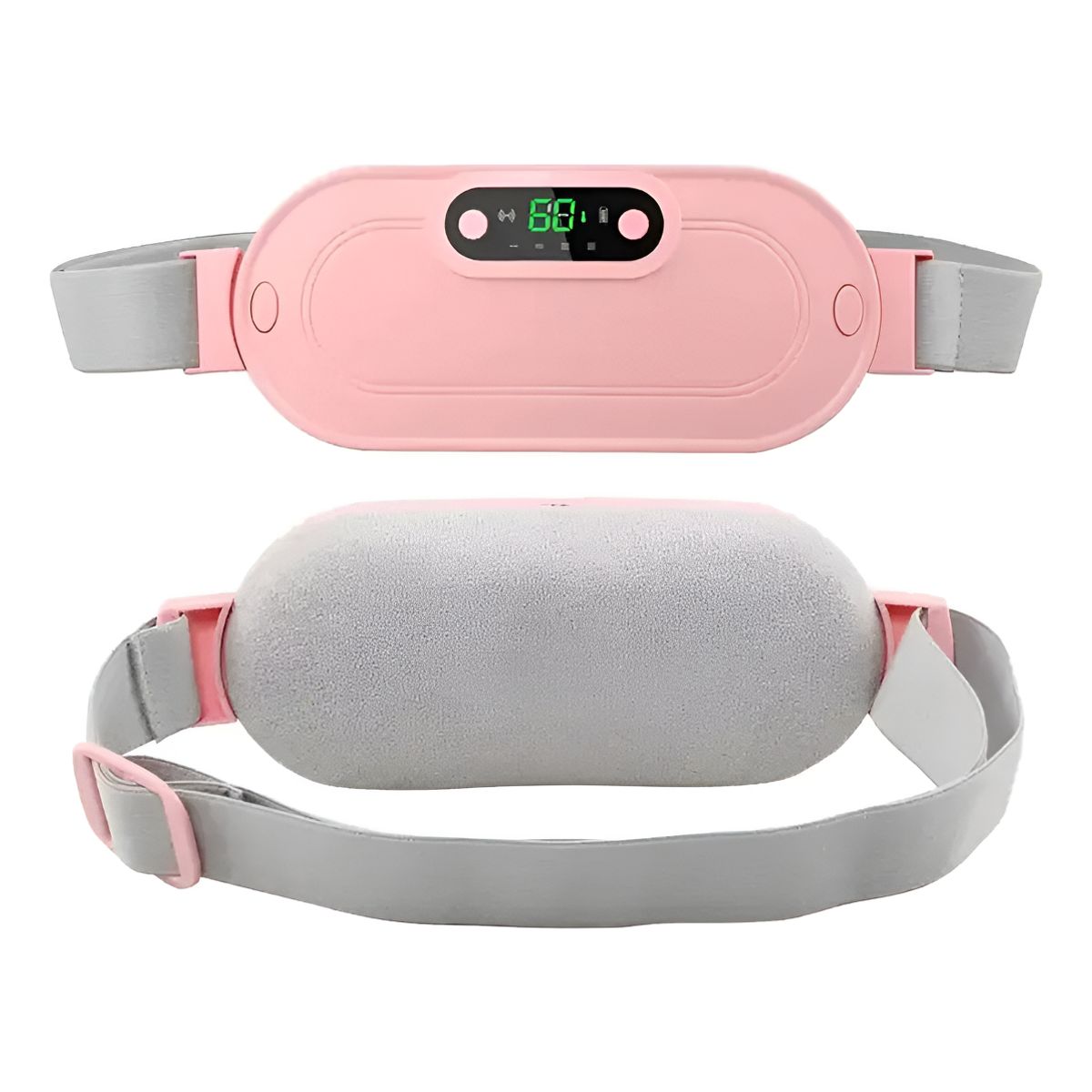 TASBEL - Cinturon Menstrual Electrico Con Calor Y Masaje Recargable Portatil Alivio Colico Regalo Mujer