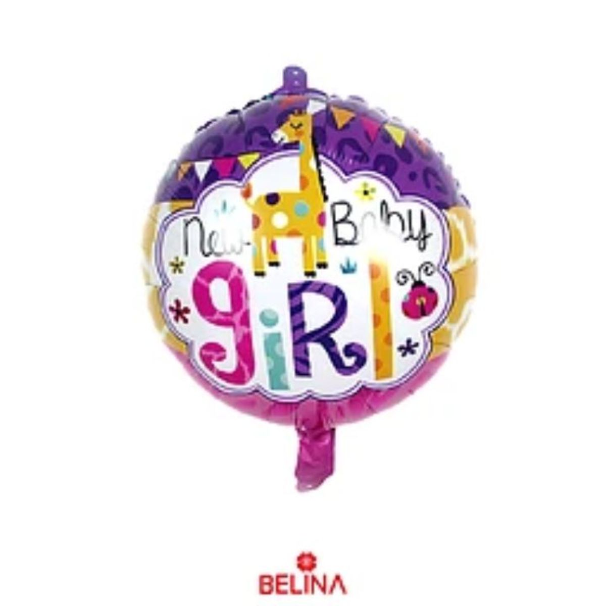GENERICO - Globo metálico baby girl 45cm