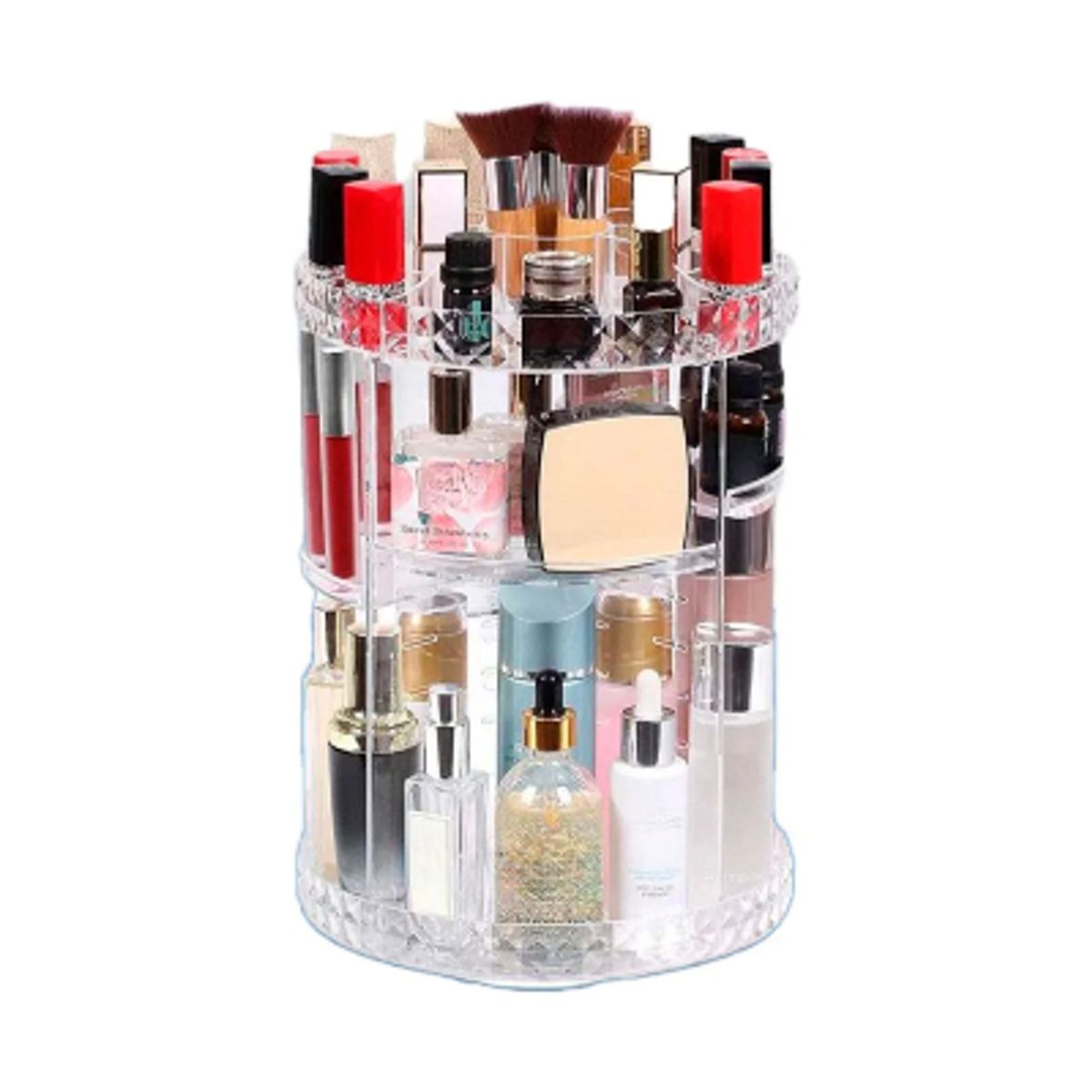GENERICO - Organizador De Cosmeticos Giratorio De 360° Transparente