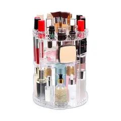 GENERICO - Organizador De Cosmeticos Giratorio De 360° Transparente