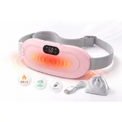 GENERICO - Masajeador Menstrual Con Calor Portatil Recargable Cinturon Alivio Colicos Mujer