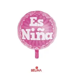 GENERICO - Globo metálico Es niña 45 cm