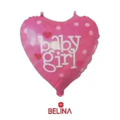 GENERICO - Globo corazón baby girl