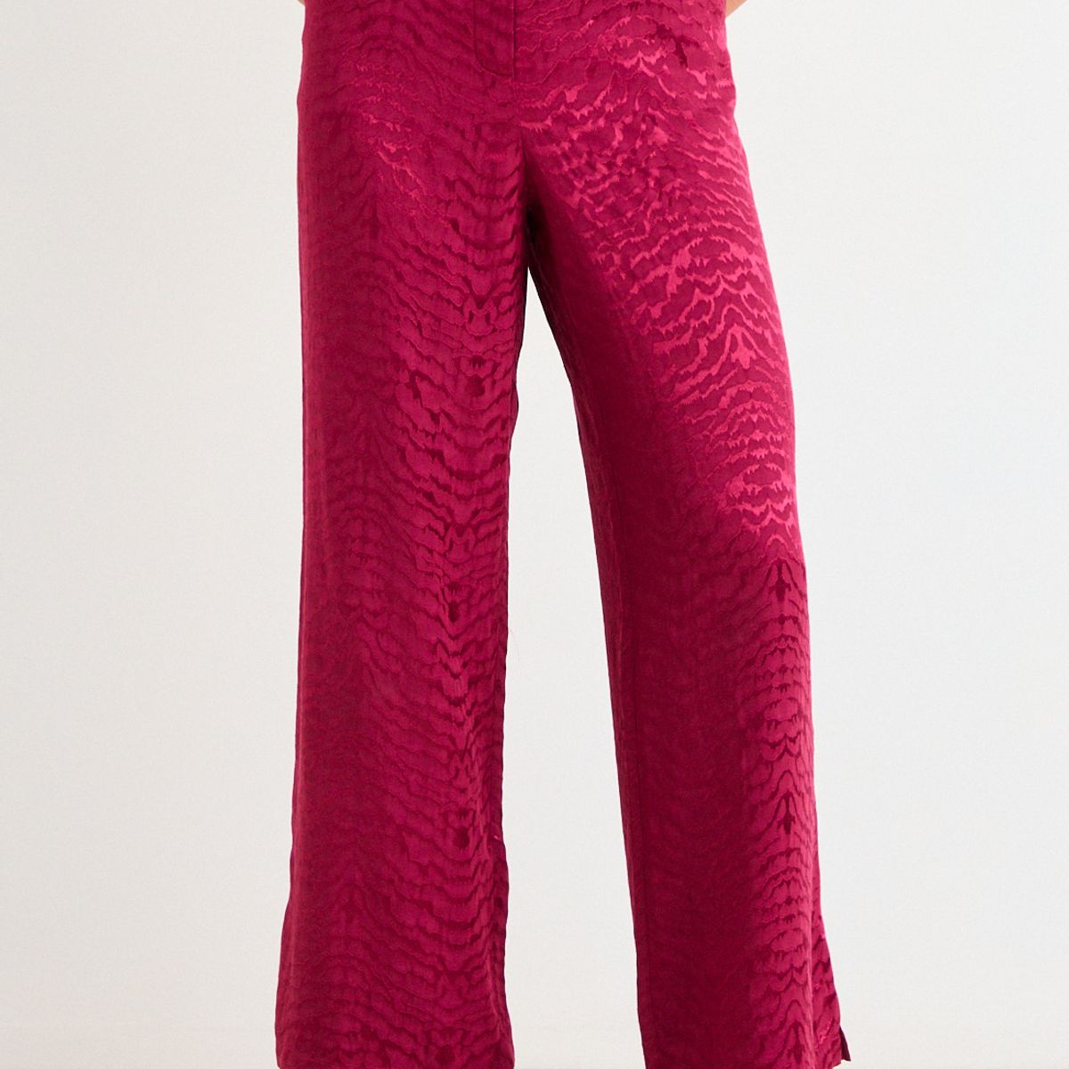 ASH - Pantalon Sastrero Mujer Burdeos Ash