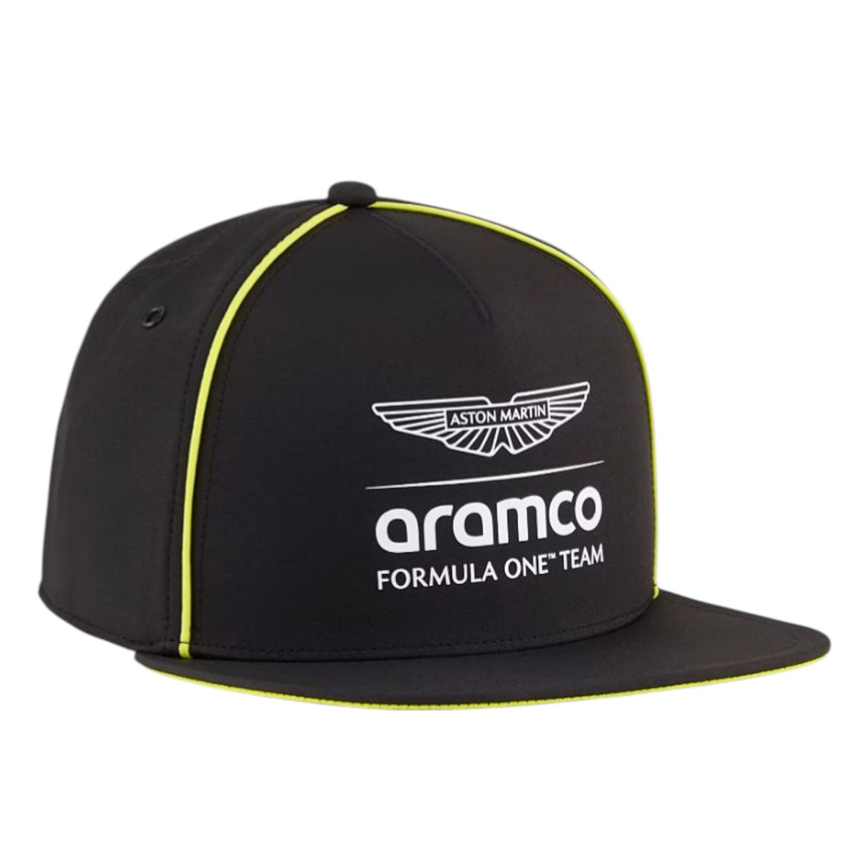 PUMA - Gorro Formula 1 Snap PUMA Aston Martin Racing Oficial 2026 Negro