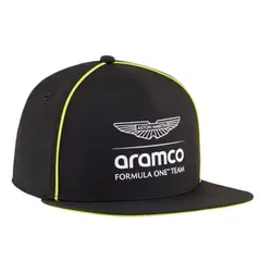 PUMA - Gorro Formula 1 Snap Aston Martin Racing Oficial 2026 Negro