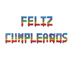 GENERICO - Set de globos metálicos feliz cumpleaños colores 16 pulgadas