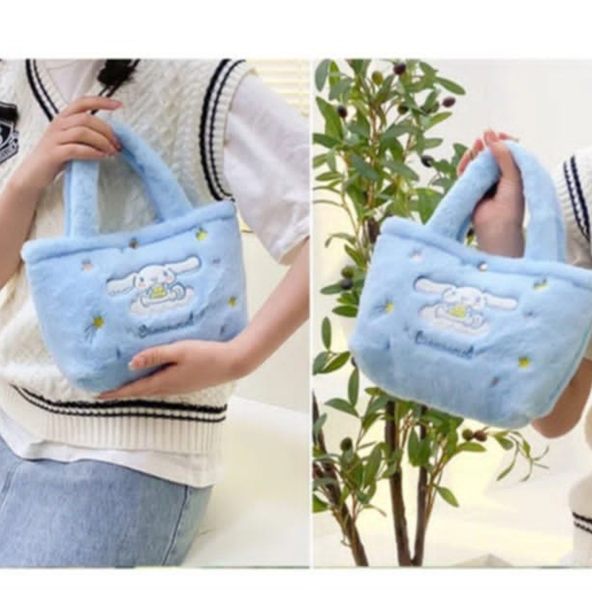 GENERICO - Cartera linda suave para niña 30 x 28cm