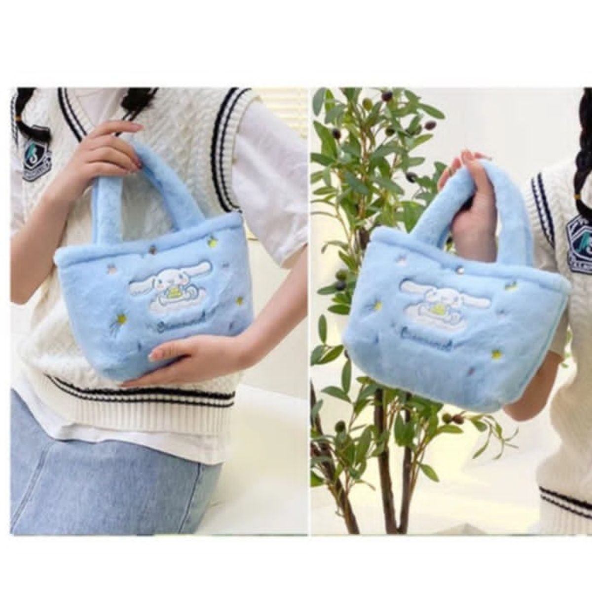 GENERICO - Cartera linda suave para niña 30 x 28cm