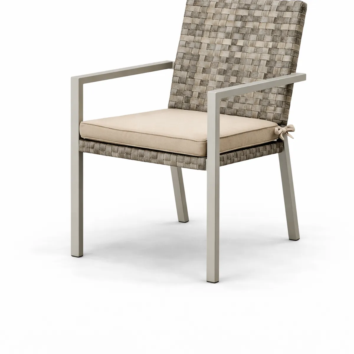 MUEBLES LA TERRAZA - Comedor Exterior 6 sillas color Gris
