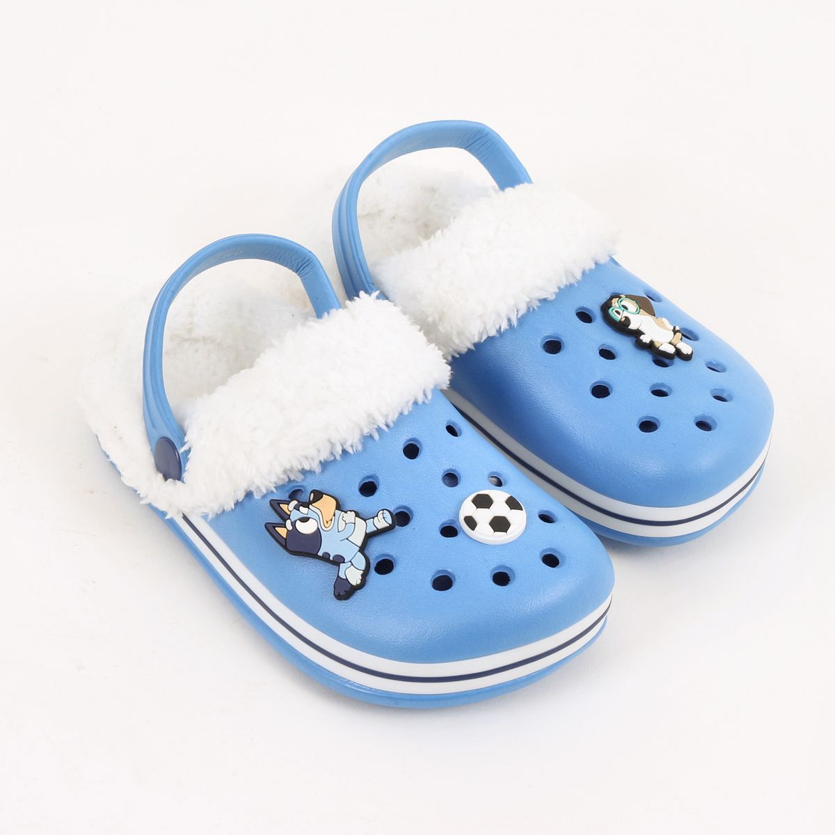 BLUEY - Zueco de Eva Niño Chiporro Pins Fútbol Azul Bluey