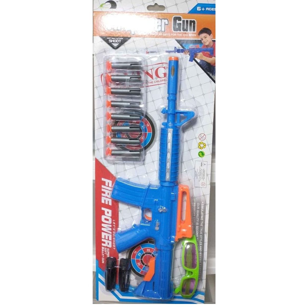 GENERICO - Juguete pistola con accesorios para niños