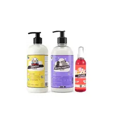 MASCOKITS - Shampoo + Acondicionador De Avena 1 Litro + Colonia Mascotas