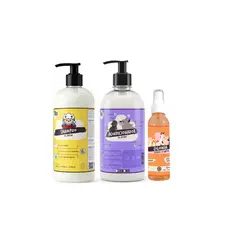 MASCOKITS - Shampoo + Acondicionador De Avena 1 Litro + Colonia Mascotas