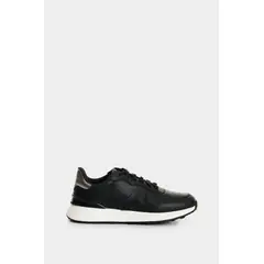 VELEZ - Vélez Zapatilla Tenis Cuero Y Folia Mujer Cooper Negro