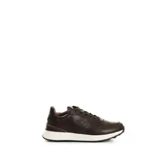 VELEZ - Vélez Zapatilla Tenis Cooper 3 Cuero Hombre Spoiler Contraste Café