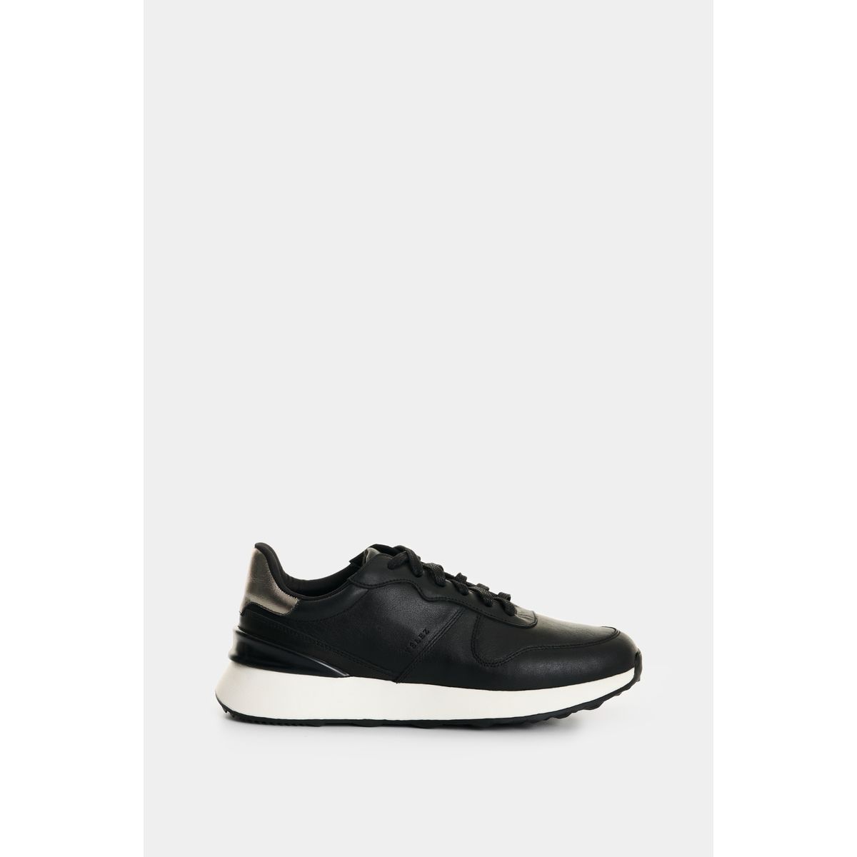 VELEZ - Vélez Zapatilla Tenis Cuero Y Folia Mujer Cooper Negro