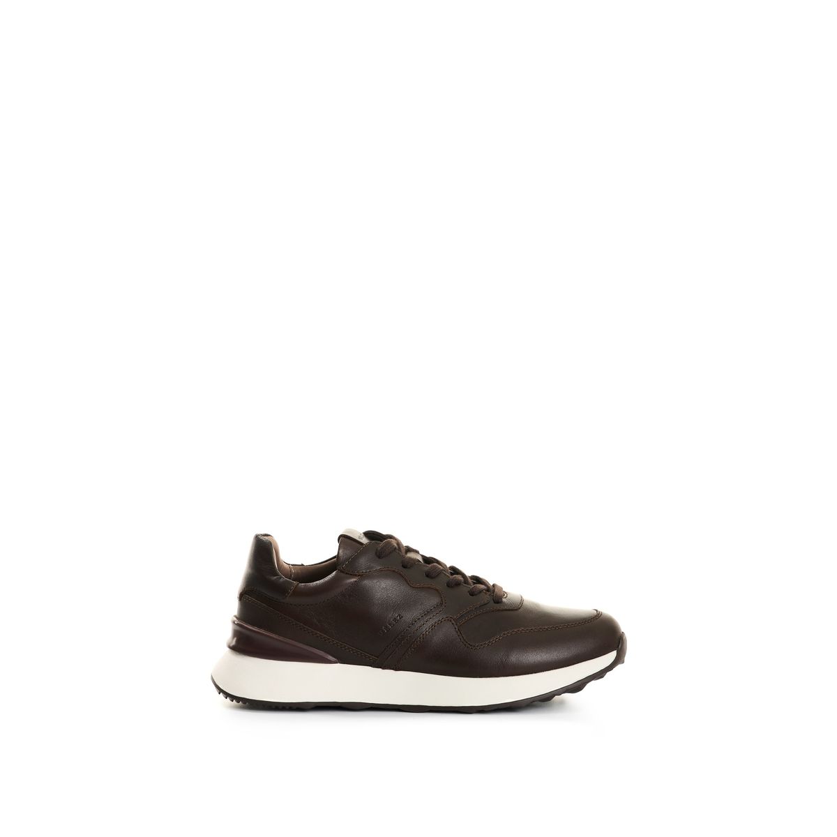 VELEZ - Vélez Zapatilla Tenis Cooper 3 Cuero Hombre Spoiler Contraste Café