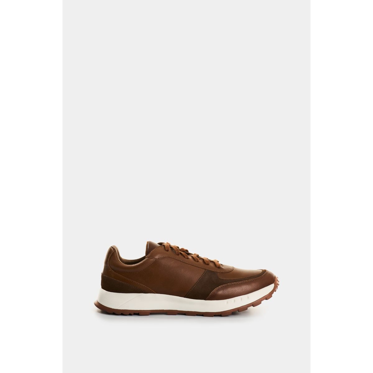VELEZ - Vélez Zapatilla Tenis Cuero Hombre Lumos Miel