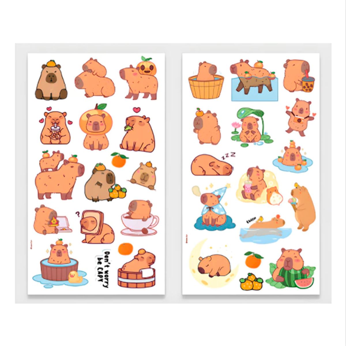 GENERICO - Stickers Para Botella Capybara WERO
