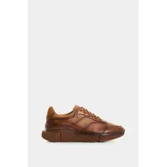 VELEZ - Vélez Zapatilla Tenis Bikal Cuero Hombre Silueta Casual Miel
