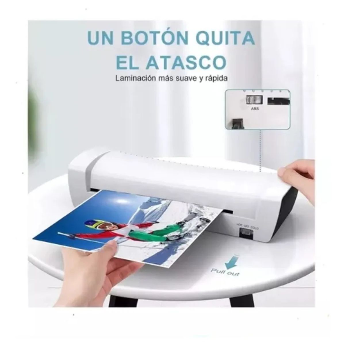 GENERICO - Maquina Laminadora Cortador Termico Profesional Oficina A4