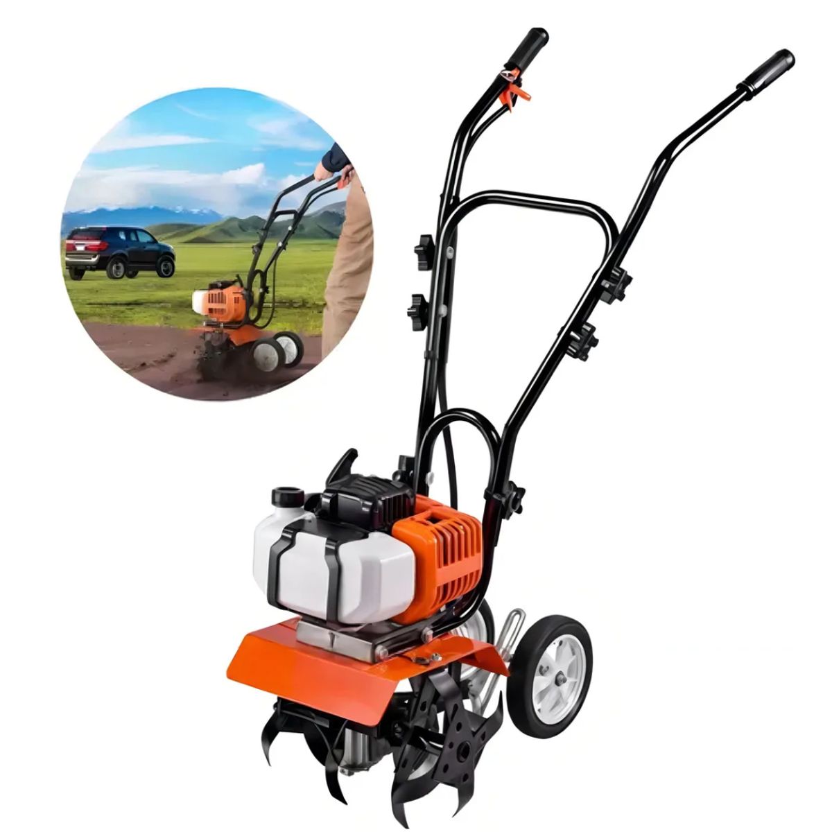 ALTERNATIVE - Motocultivador 52cc Motor 2 Tiempos - Profesional Japon