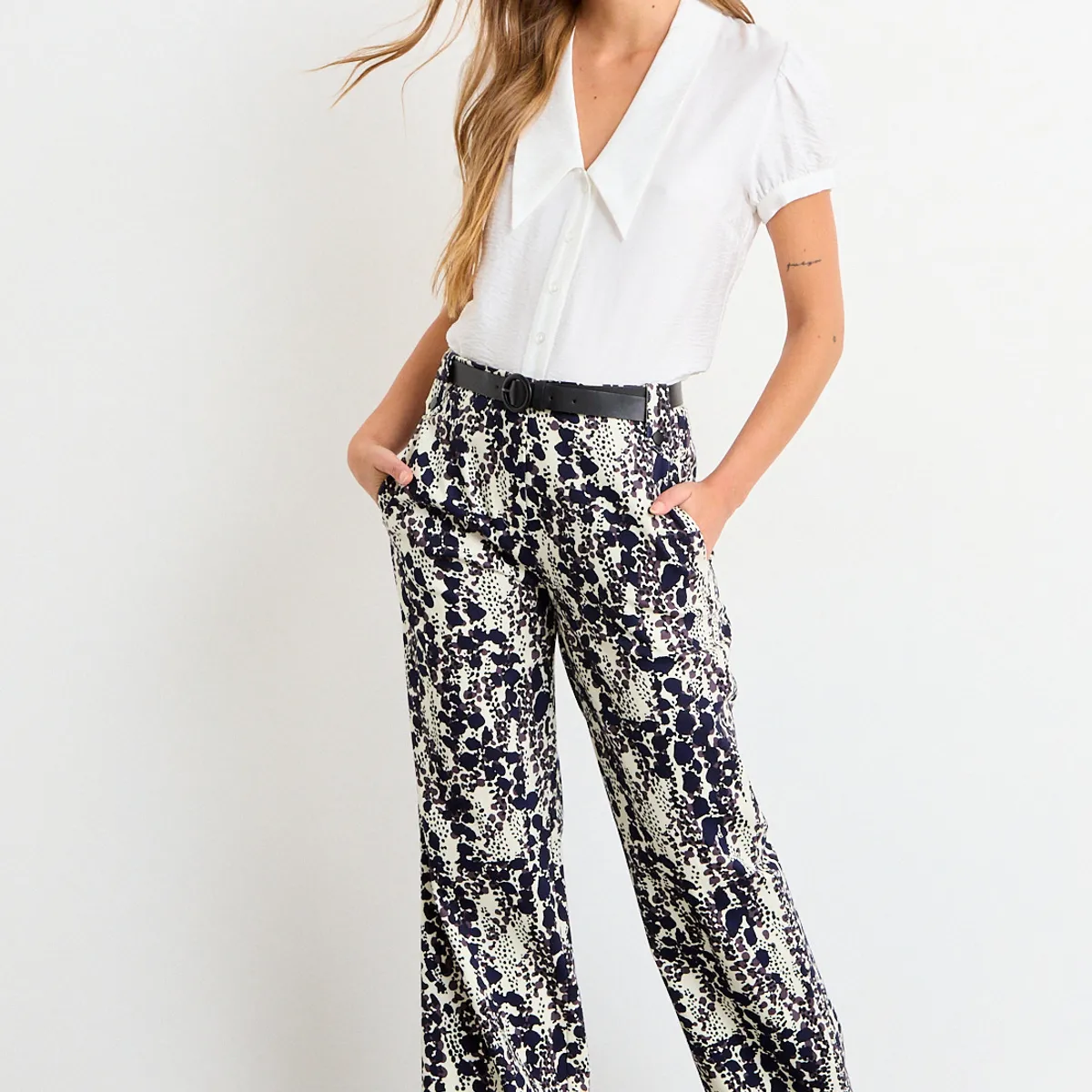 IO - Pantalon Fantasia Mujer Azul Io